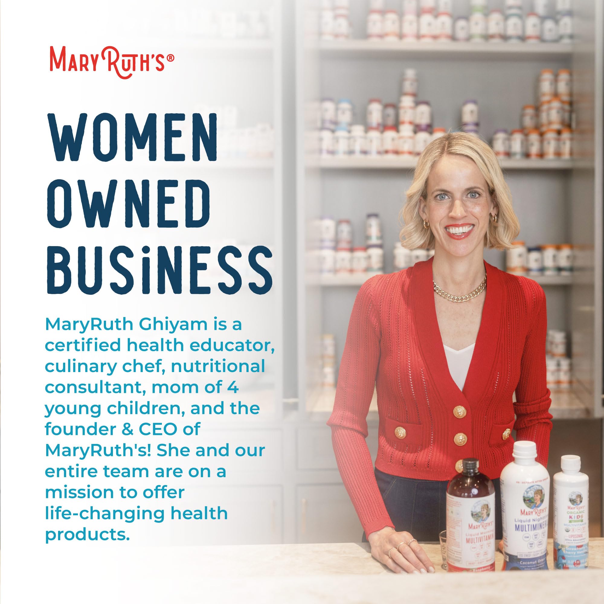 MARYRUTH'S NADH Capsules bottle with cap open
