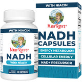 MARYRUTH'S NADH Capsules front view with packaging