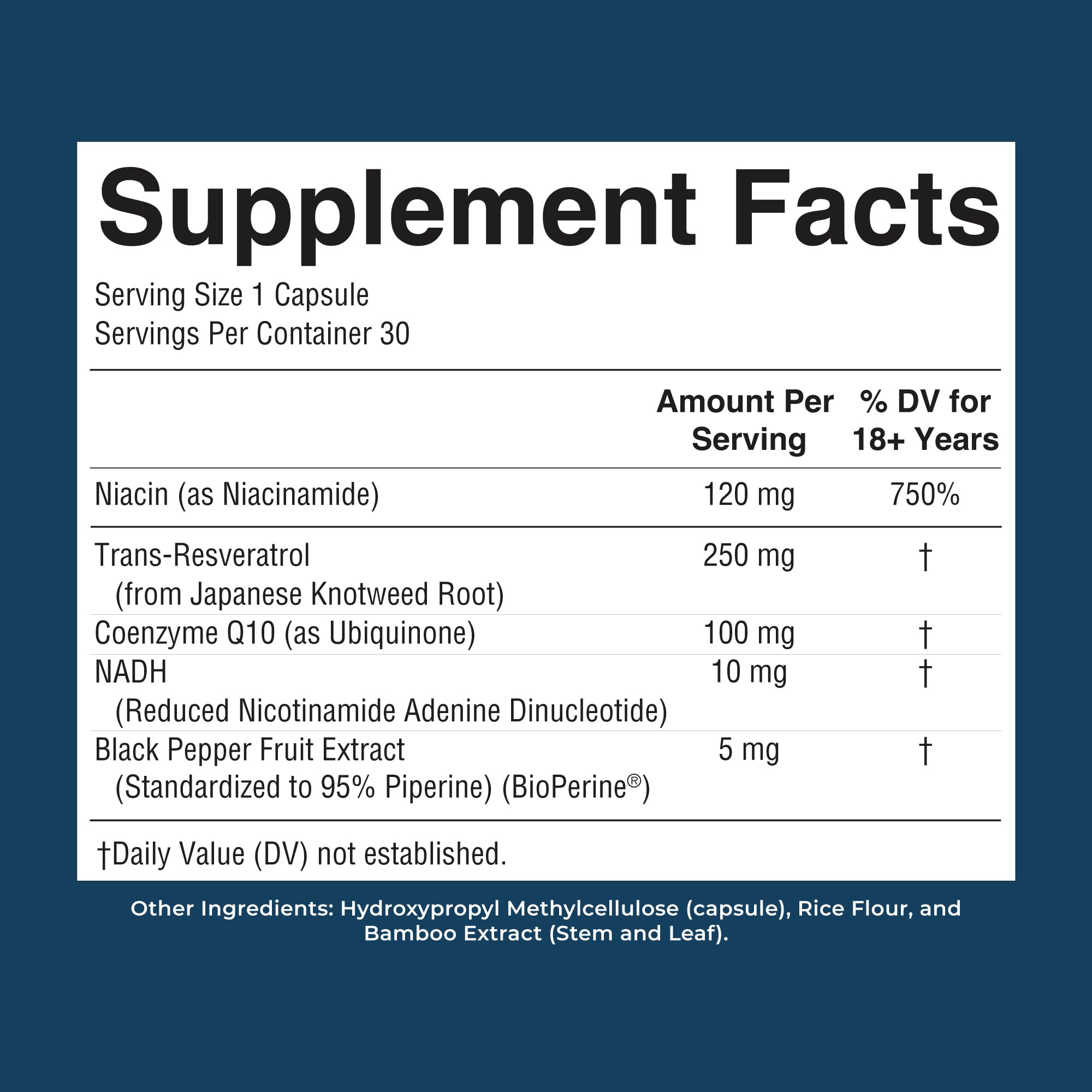 MARYRUTH'S NADH Capsules with a measuring spoon for dosage