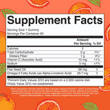 MARYRUTH'S Omega-3 Gummies bottle with orange flavour description