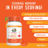 MARYRUTH'S Omega-3 Gummies product details on the label