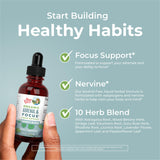 MARYRUTH'S Organic Adrenal & Focus Herbal Blend 30ml packaging