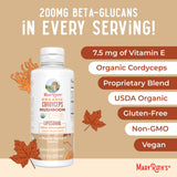 MARYRUTH'S Organic Cordyceps Mushroom Liposomal 281g in a beverage