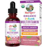 MARYRUTH'S Organic Infant Multivitamin Liquid Drops front view