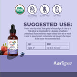 MARYRUTH'S Organic Kids Liquid Probiotic 141g side view