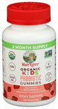 MARYRUTH'S Organic Kids Strawberry Probiotic Gummies front view