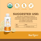 MARYRUTH'S Organic Lion's Mane Mushroom Liposomal liquid in a glass