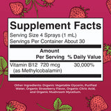 MARYRUTH'S Organic Liquid B12 Spray bottle side view