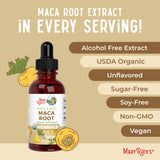 MARYRUTH'S Organic Maca Root Liquid Drops 28g with measuring spoon