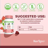 MARYRUTH'S Organic Probiotic Gummies for Kids gummies on a table