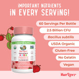 MARYRUTH'S Organic Probiotic Gummies for Kids ingredients list