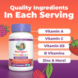 MARYRUTH'S Organic Toddler Multivitamin Gummies cherry flavour