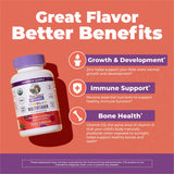MARYRUTH'S Organic Toddler Multivitamin Gummies mixed berry flavour
