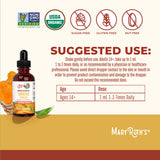 MARYRUTH'S Organic Turmeric Gold Liquid Drops close-up of dropper