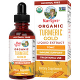 MARYRUTH'S Organic Turmeric Gold Liquid Drops front view