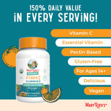 MARYRUTH'S Organic Vitamin C Gummies ingredients list on packaging