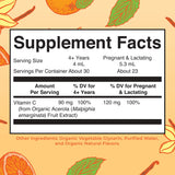MARYRUTH'S Organic Vitamin C Liquid Drops 90mg bottle with label