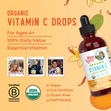 MARYRUTH'S Organic Vitamin C Liquid Drops 90mg packaging