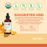 MARYRUTH'S Organic Vitamin C Liquid Drops 90mg side view