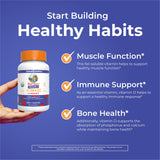 MARYRUTH'S Organic Vitamin D3 Gummies bottle with dosage instructions
