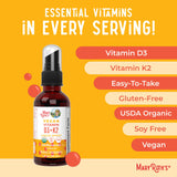 MARYRUTH'S Organic Vitamin D3 + K2 MK-7 Liquid Spray lifestyle scene