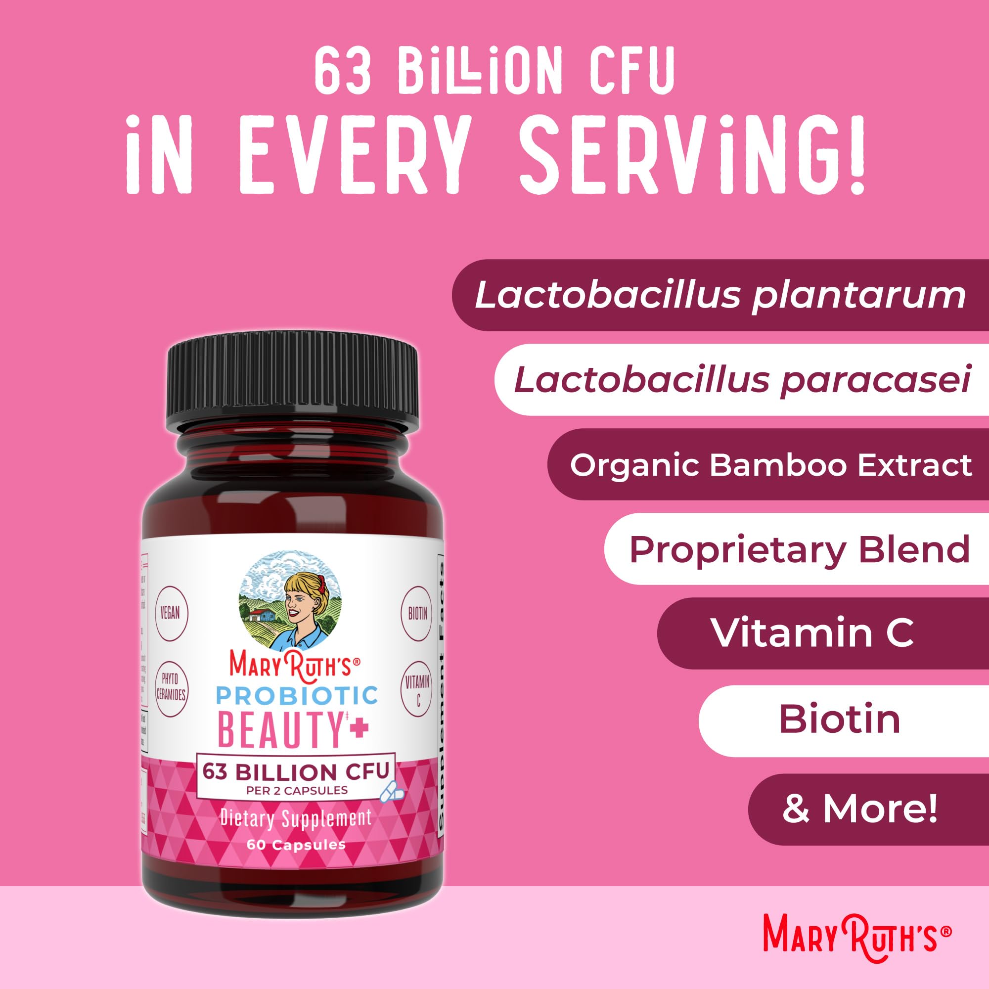 MARYRUTH'S Probiotic Beauty+ Capsules lifestyle scene