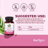 MARYRUTH'S Probiotic Beauty+ Capsules showing dosage information