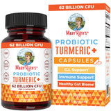 MARYRUTH'S Probiotic Turmeric+ 60 capsules front view