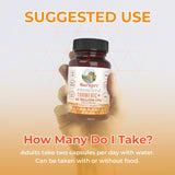 MARYRUTH'S Probiotic Turmeric+ ingredients list