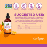 MARYRUTH'S Quercetin Liquid Drops 256g with liquid drops shown