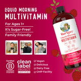 MARYRUTH'S Raspberry Liquid Daily Multivitamin with fruits