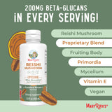 MARYRUTH'S Reishi Mushroom Supplement in a glass