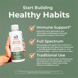 MARYRUTH'S Reishi Mushroom Supplement with candied pecan flavour