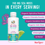 MARYRUTH'S Sea Moss with Spirulina and Chlorella Liposomal in a smoothie