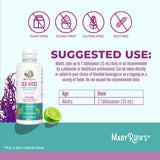 MARYRUTH'S Sea Moss with Spirulina and Chlorella Liposomal label close-up