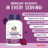 MARYRUTH'S Skin Restore & Renew Gummies opened bottle