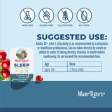 MARYRUTH'S Sleep Dissolving Strips packaging side view