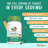 MARYRUTH'S Super Greens Gummies with a measuring spoon