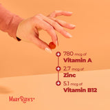 MARYRUTH'S Teen Multivitamin Gummies back view with ingredient list