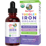 MARYRUTH'S Toddler Iron Organic Liquid Drops front view packaging