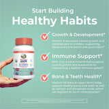 MARYRUTH'S Toddler Multivitamin Gummies nutritional information