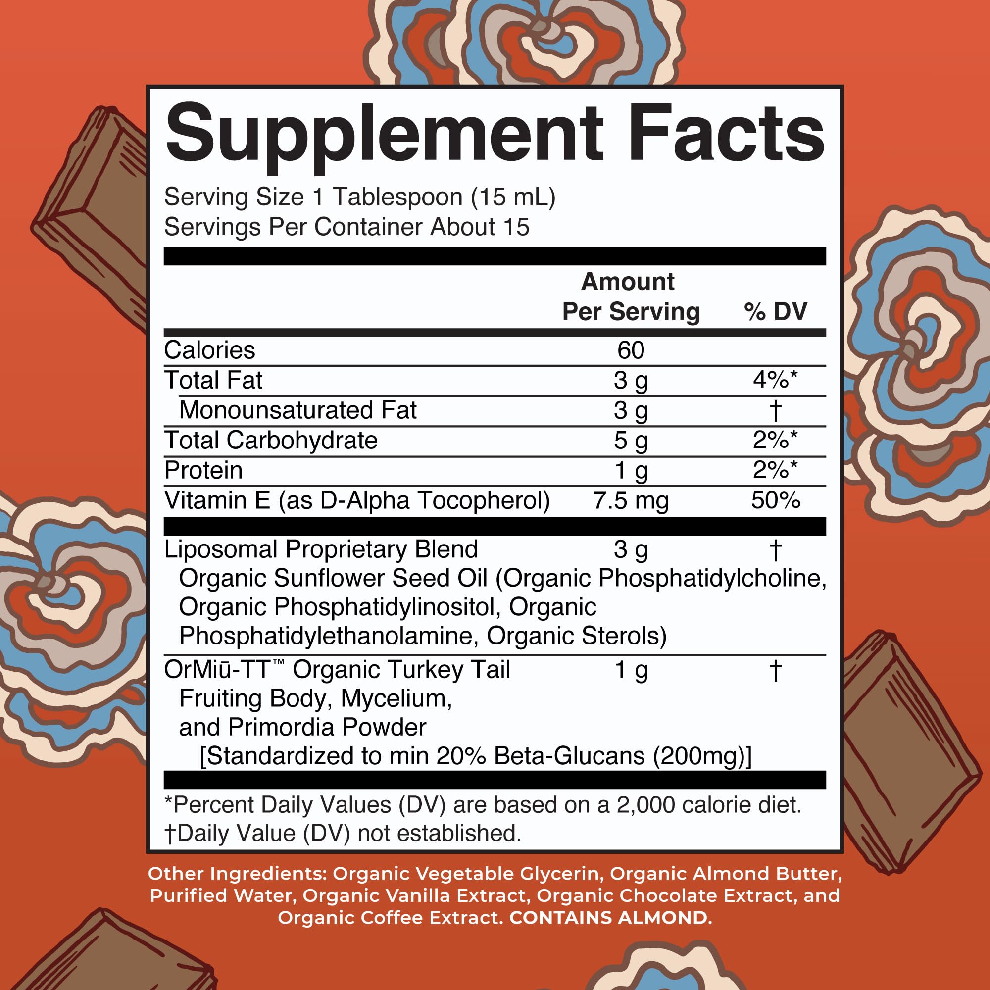 MARYRUTH'S Turkey Tail Mushroom Liposomal 287g packaging