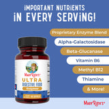MARYRUTH'S Ultra daily Food Enzymes capsules with measuring spoon