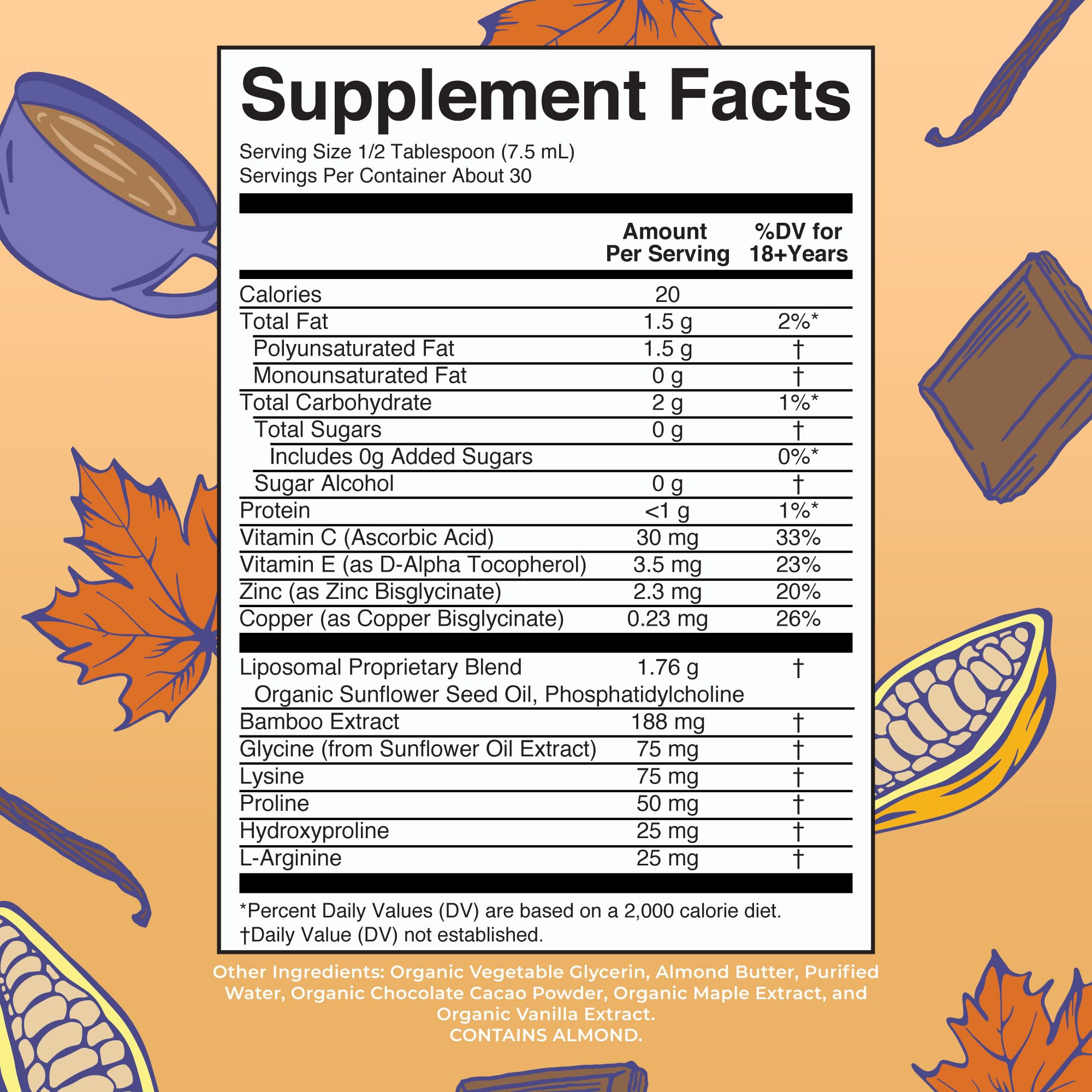 MARYRUTH'S Vegan Collagen support Liposomal 215g packaging