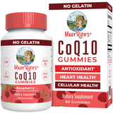 MARYRUTH'S Vegan CoQ10 Gummies front view with raspberry flavour