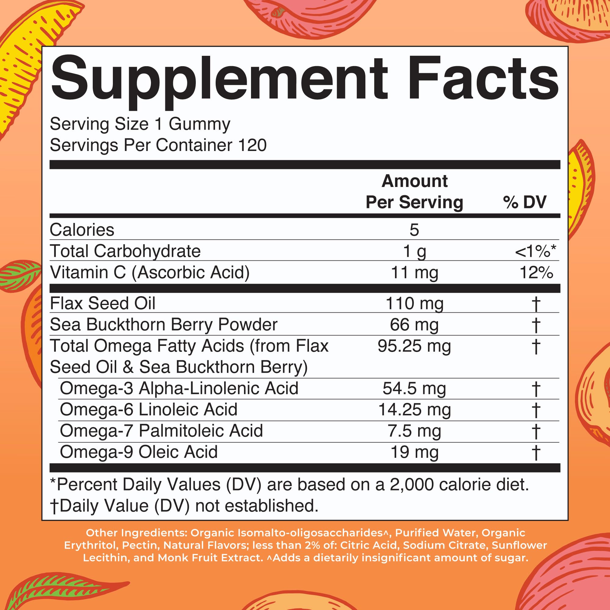 MARYRUTH'S Vegan Omega 3-6-7-9 Gummy Vitamins packaging