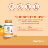 MARYRUTH'S Vegan Omega-3 Gummies for Kids bottle side view
