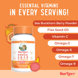 MARYRUTH'S Vegan Omega Gummies with fresh fruits