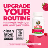 MARYRUTH'S Vitamin D3 & B12 Gummies packaging side view