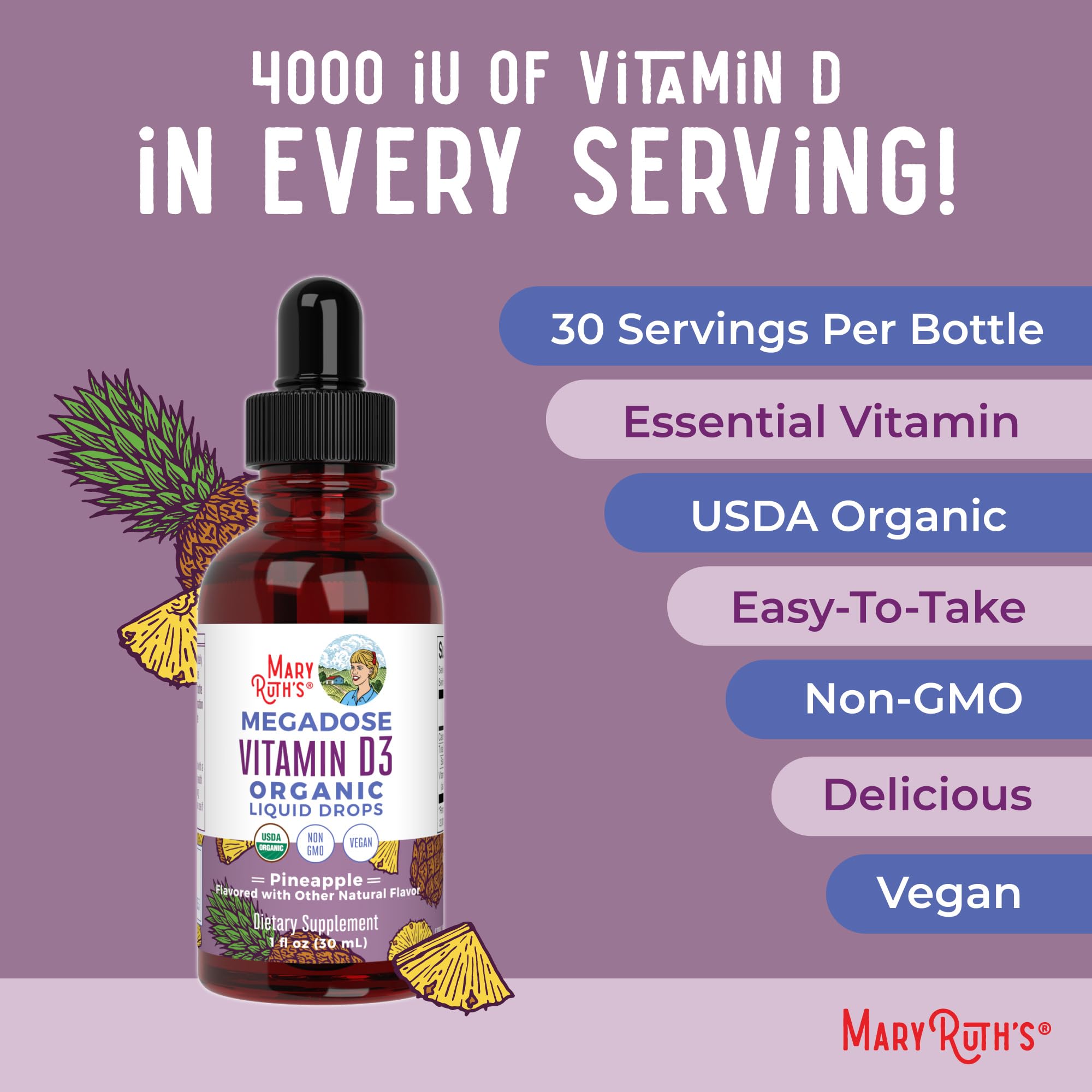 MARYRUTH'S Vitamin D3 Liquid Drops lifestyle scene